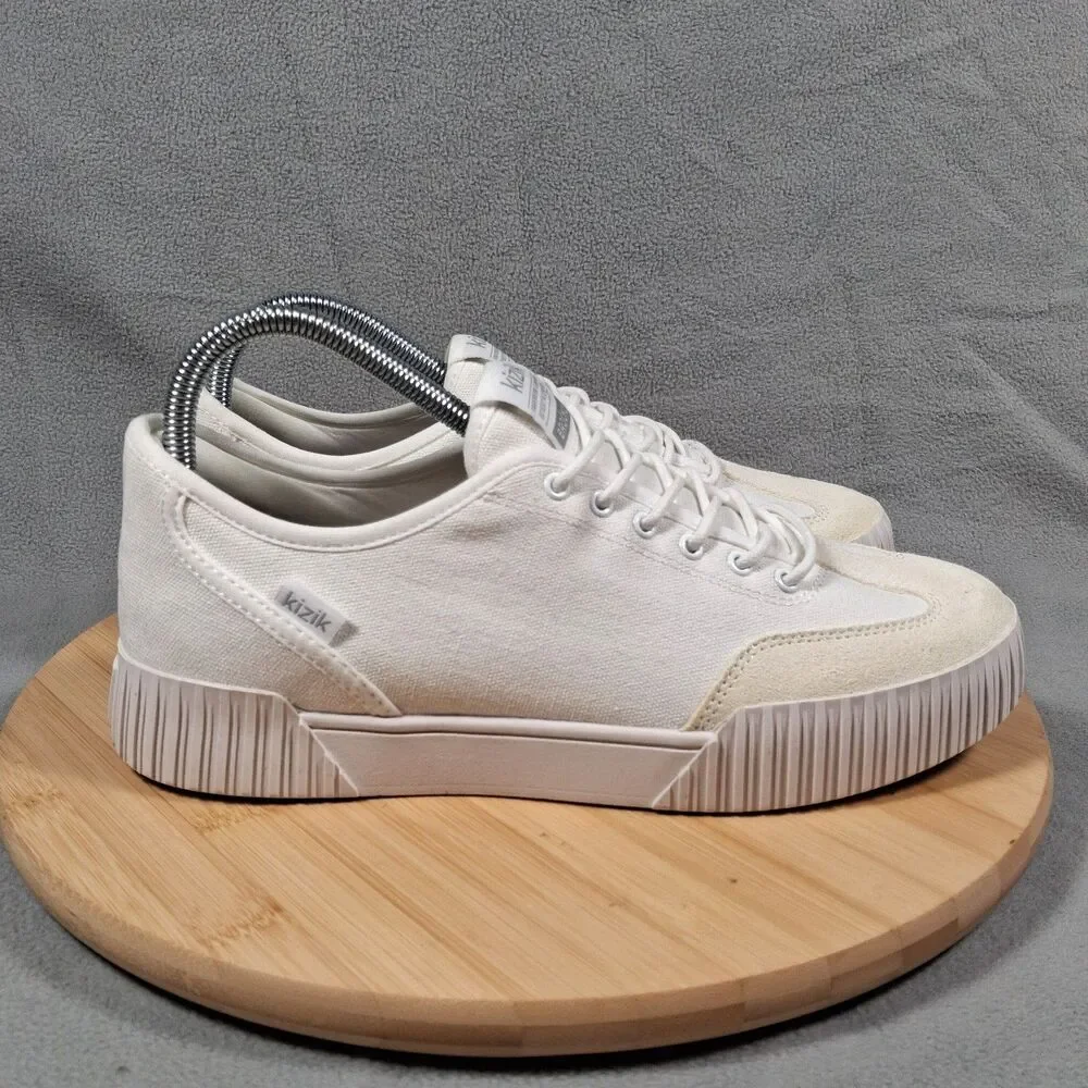 Kizik Brooklyn Women's US Size 9 Hands Free Comfort Shoes Sneakers White